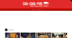 Desktop Screenshot of chitchatplaycafe.com